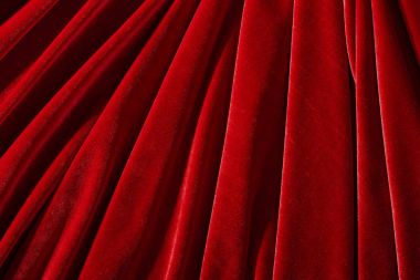 arka plan veya doku için kırmızı kadife Tekstil
