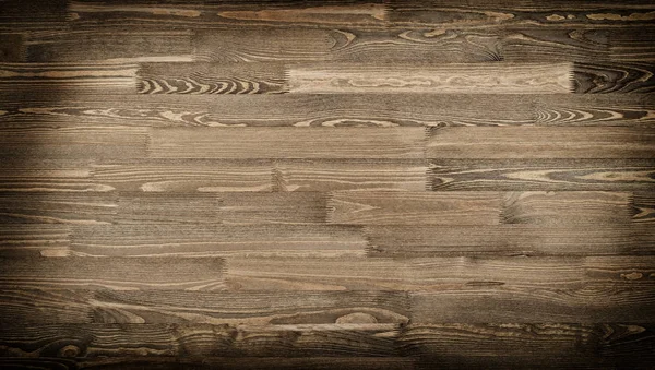 Foto de madera natural para fondo o textura, color marrón oscuro — Foto de Stock