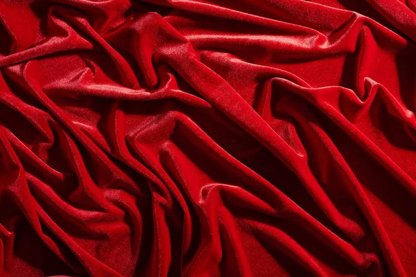 arka plan veya doku için kırmızı kadife Tekstil