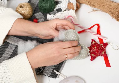 süslemeleri için Sevgililer günü, kurtar hasarlı kalp, üstten görünüm - romantik ve aşk kavramı Çift