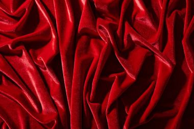 arka plan veya doku için kırmızı kadife Tekstil