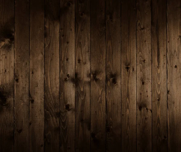 Темна дерев'яна дошка для фону або текстури — стокове фото