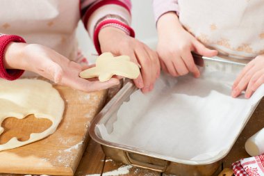 ham kurabiye pişirme tepsisi, tatlı gıda kavramı içinde