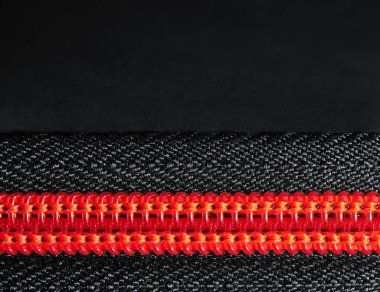 Pantolondaki fermuar, yakın plan.