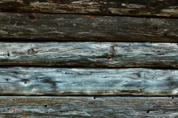Holzwand Des Alten Hauses Natürliche Holzstruktur Oder Hintergrund — Stockfoto
