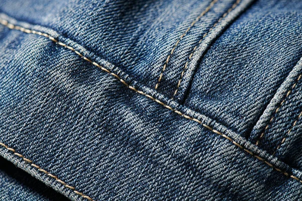 Jeans natural clean background macro photo, dark blue pattern texture, design for background with copy space for text