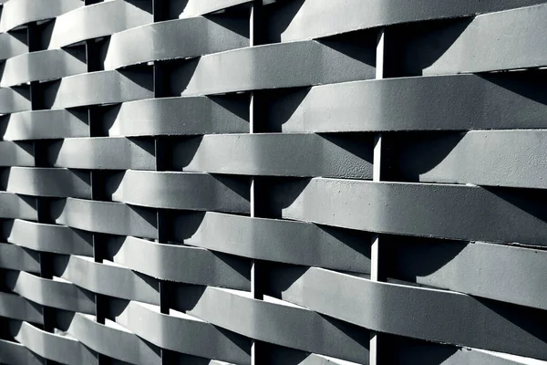 Padrão Cinza Ferro Ondulado Como Fundo Textura — Fotografia de Stock