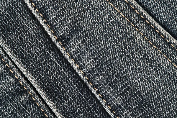 Jeans Naturliga Ren Bakgrund Makro Foto Mörkt Mönster Struktur Design — Stockfoto