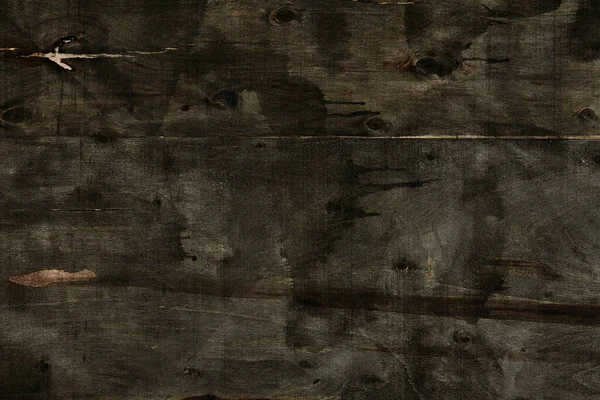 Abstrakt Svart Målning Trä Bakgrund Målning Grunge Stil Mörk Målning — Stockfoto