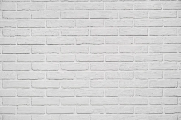 Biały Kryty Mur Ceglany Abstrakcyjne Tło Lub Tekstura Nowe Czyste — Zdjęcie stockowe