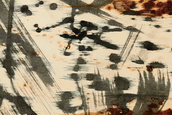 Elvont Grunge Háttér Művészi Festészet Fekete Festék Egy Könnyű Háttér — Stock Fotó