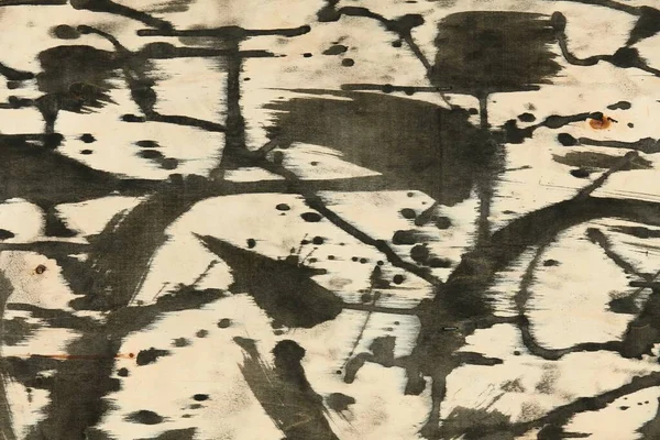 Abstrakter Grunge Hintergrund Künstlerische Malerei Mit Schwarzer Farbe Auf Hellem — Stockfoto