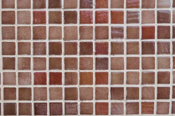 decorative wall decoration with small size tiles brown red color