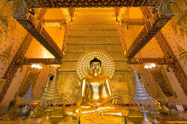 Altın buddha Tapınağı — Stok fotoğraf