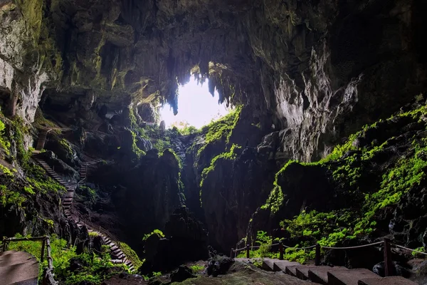 Caverna tropical muito grande — Fotografia de Stock