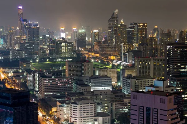 Bangkok Se nattetid — Stockfoto