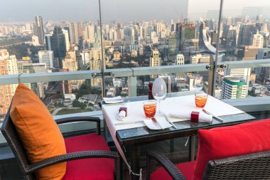 Çatı katındaki Restoran Bangkok