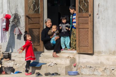 Mutlu Çin aile