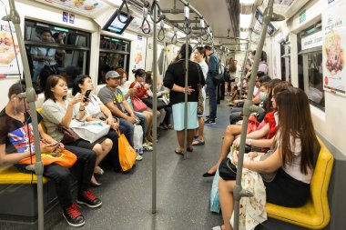 Bangkok'un tren içinde