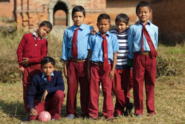 Nepal çocuklar futbol takımı