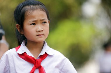 Laos küçük kız