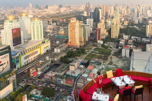 Ristorante sul tetto a Bangkok — Foto Stock