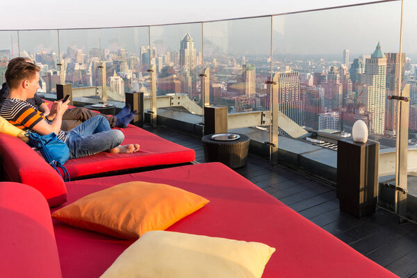 Ресторан на крыше в Бангкоке
