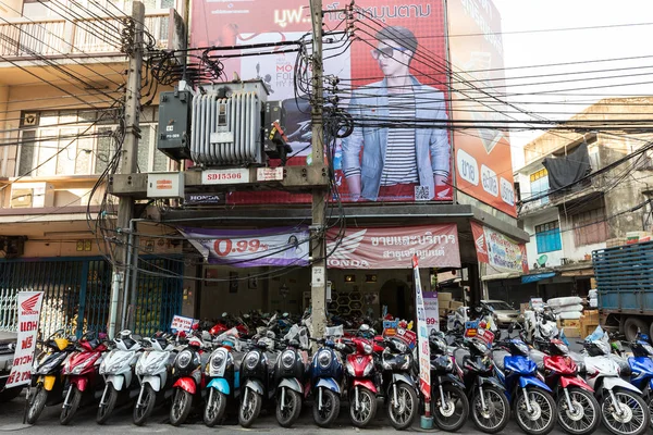 Motosiklet Mağaza Bangkok — Stok fotoğraf