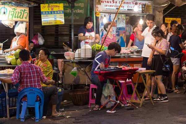 방콕에서 길거리 음식 레스토랑 — 스톡 사진