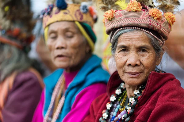 Filipino Senior Ifugao Stamm Frau — Stockfoto