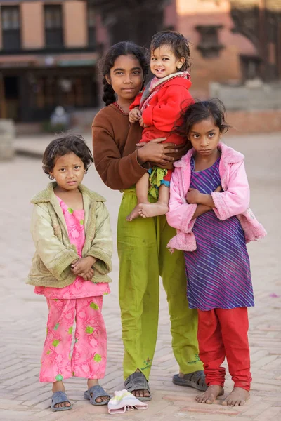 Nepalese little girl group