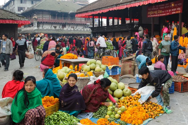 카트만두, 네팔 시장 — 스톡 사진