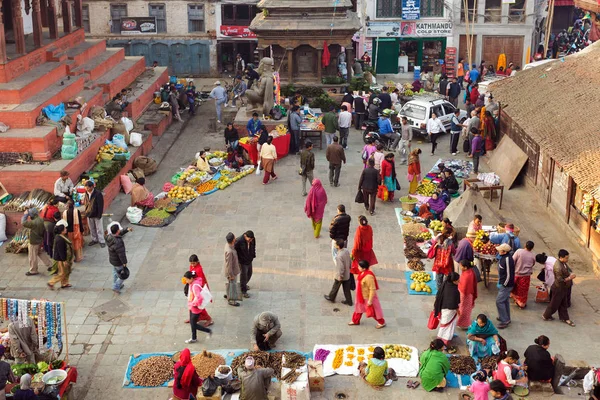 Mercato a Kathmandu, Nepal — Foto Stock
