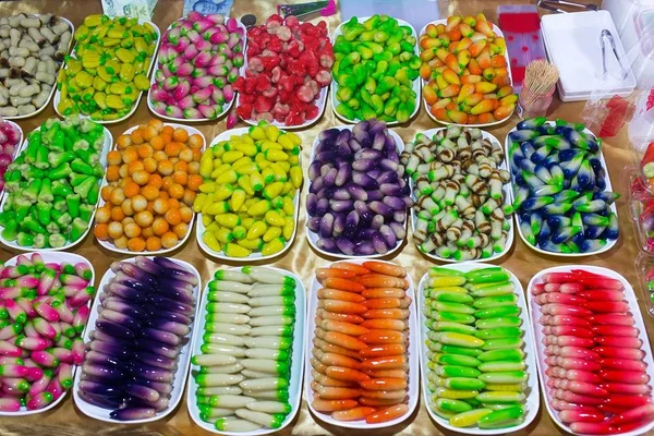 Colorful Thai candies — Stock Photo, Image