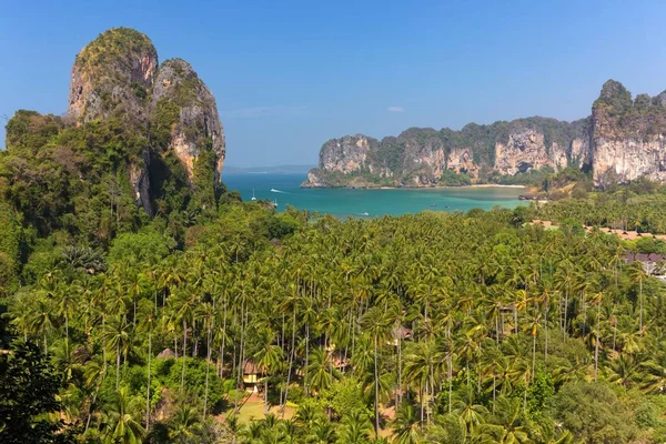 Point de vue sur une baie tropicale — Photo