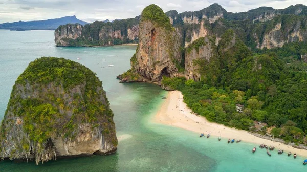 Vue aérienne sur la plage de Thaïlande — Photo