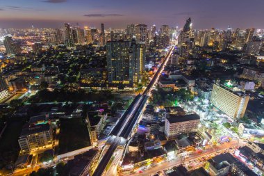 Bangkok şehir dusk