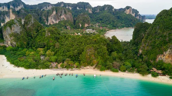 Vista aerea sulla spiaggia della Thailandia — Foto Stock