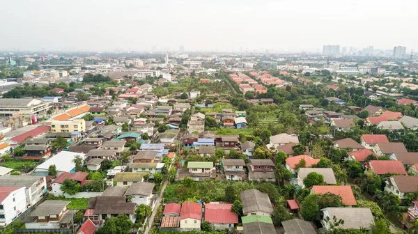 Bangkok suburb aerial view