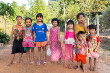 Burma Karen çocuk grubu