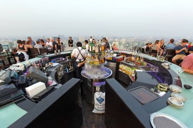 Oktav Çatıdaki bar Bangkok