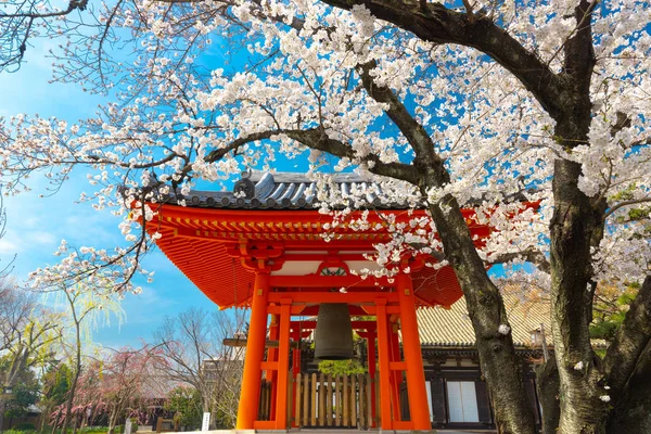Japanese temple at spring — Stock Photo, Image