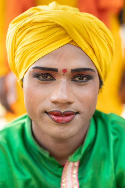 Indian street dancer portrait — Stock Photo, Image