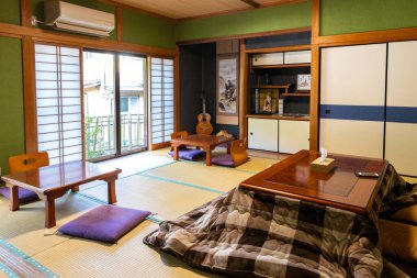 Geleneksel Ryokan Japon evi.