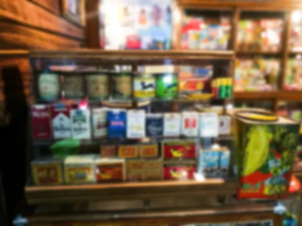Blurred old cigarette boxes — Stock Photo, Image