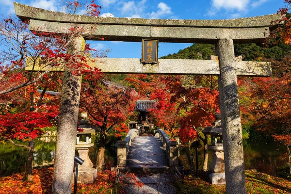 Cores de outono no templo Eikando, Kyoto — Fotografia de Stock