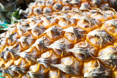 Sarı ananas meyve doku