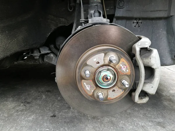 Disk brake utan hjul — Stockfoto