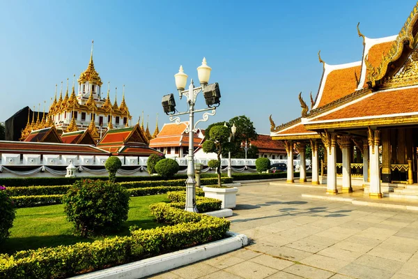 Loha Prasat 的 Wat Ratchanadda，曼谷 — 图库照片