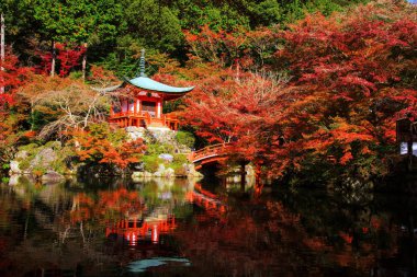 Daigoji sonbahar, Kyoto